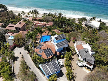เม็กซิโก 21.4kw 51 ชิ้น 400W MOMO PV โมดูล On-Grid ระบบบ้านพลังงานแสงอาทิตย์